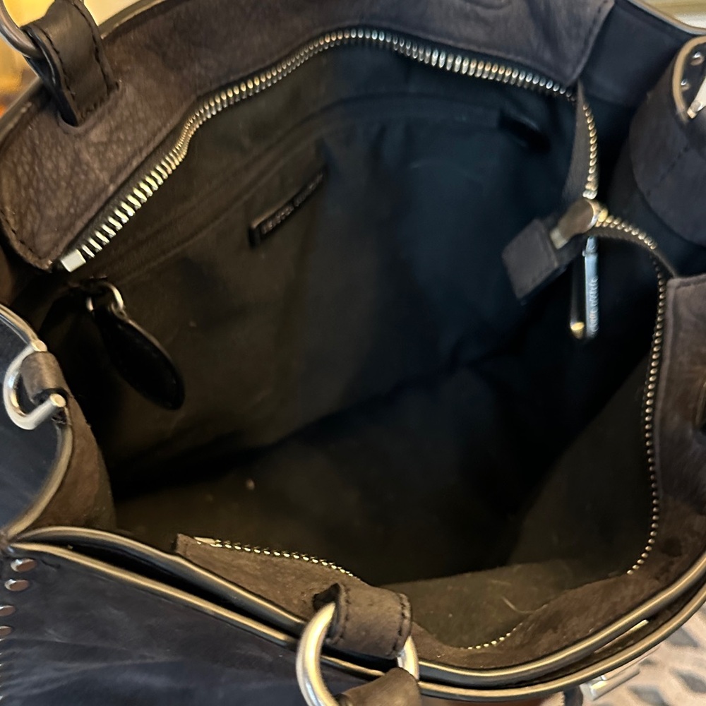 Rebecca Minkoff Black Tote with Silver Studs - Picture 3 of 5